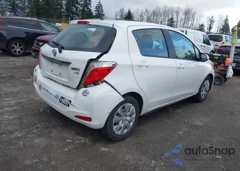 2014 Toyota Yaris Le (Tmmf Plant) from USA, damaged, VIN VNKKTUD33EA000742
